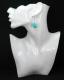 Hippie Chic Trendy Turquoise Nugget Drop Earrings 2