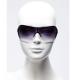 KENNETH COLE NEW YORK Rimless Shield Sunglasses (Black) 1