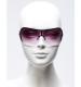 KENNETH COLE NEW YORK Rimless Shield Sunglasses (Purple) 1