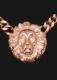 Lion Head Copper Pendant Necklace 2