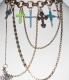 Lucky Brand Colorful Multi Chain Fringe Cross Necklace 1
