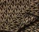 MICHAEL Michael Kors Chocolate Wool 'MK' Logo Scarf 1