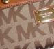 Michael Kors Delancy Continental Signature Logo Jacquard Zip Around Wallet 2