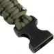 Paracord Survival Rescue Bracelet with Whistle Buckle (Olive Green) 3