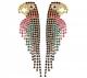 Parrot Rhinestone Earrings