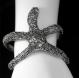Silver Starfish Cuff Bracelet 2