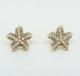 Starfish Pearl Stud Earrings