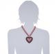 TARINA TARANTINO Classic Cherry Large Heart Pendant With Lucite Bow 2