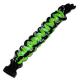 Paracord Style Titanium Bracelet - Neon Green/Black 1