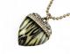 Leopard Heart Pendent Necklace 1